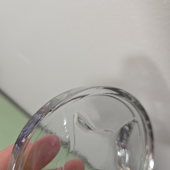 Clear Glass Star Vintage Stacking Coasters Ash Trays - Set of 4 - Picture 5 of 5